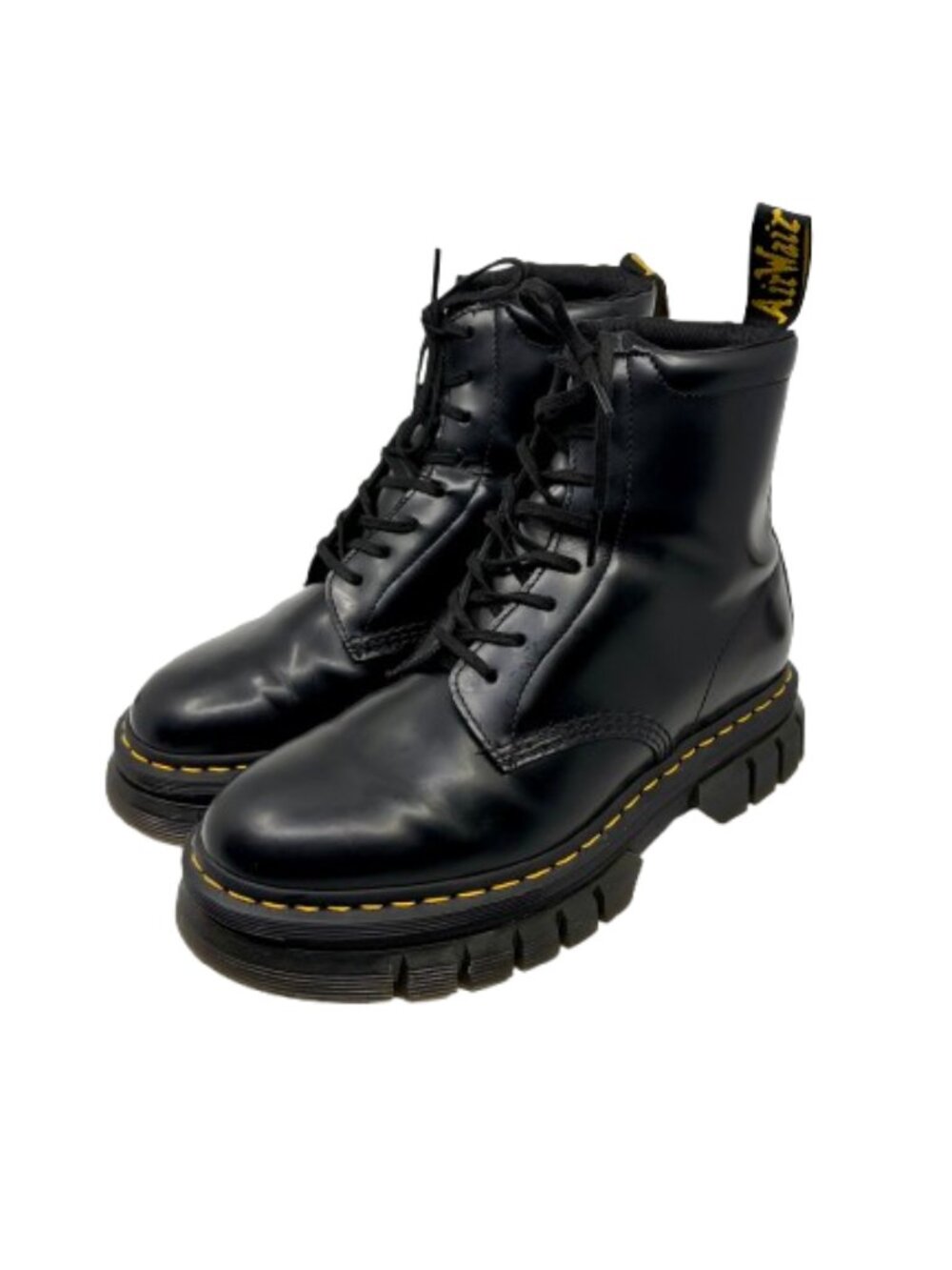 Dr Martens~RIKARD SMOOTH LEATHER PLATFORM LACE UP BOOTS Size 9 Women's NEAR NEW